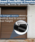 16ft vinyl garage door bottom seal with 5/32 in bead ends, 3 in width for Wayne Dalton 8000/9000 series doors.