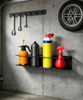 Heavy Duty Garage Tool Organizer Wall Mount With Carbon Steel Construction Adjustable Hooks And Wall Mounted Tool Holder