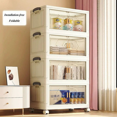 Real Deal Stackable Plastic Storage Bins With Lids Narrow 3 Tier Side Cabinet Closet Organizer Portable Bathroom Unit Hassle Free Home Game Changer Keeps Your Stuff Tidy