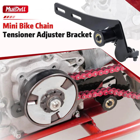 Heavy Duty Minibike Chain Tensioner Bracket With Roller For Predator 212 Engine And GX160 GX200 Fits Coleman CT200U BT200X Baja