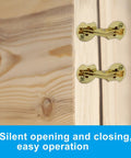 Installed 12 Pack 8 Mm Hidden Brass Barrel Hinges For Furniture And Jewelry Boxes With 180 Degree Opening Angle Durable Concealed Hinges
