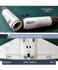 Dual 30mm ducted fans and specifications for F 18 Style RC Aircraft Kit With Dual 30mm Ducted Fans And A 395mm Wingspan DIY Fixed Wing Build For Hobbyists And Collectors Plug And Play Grey PNP Design For Realistic Aerodynamics And Hands On Fun model