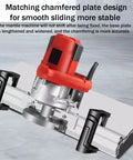 Heavy Duty 1800 Watt Electric Tile Bevel Cutter With 43 Degree Chamfering and Water Cooled Setup, showing chamfered plate design for stability.