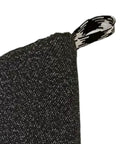 Close-up of black and white tear-resistant fabric from Dog Bite Sleeve Training Gear For Puppies Sturdy Interactive Bite Protection Sleeve For Safe Play Two Tone Black And White Entry Level Training Equipment For Calm Controlled Puppy Biting Sessions