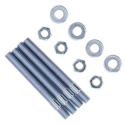 Carburetor Studs Kit With Spacers, 3.5 Inch Mounting Stud Set For Five Sixteenth Inch Thread Intake Manifolds, Replacement For Holley Edelbrock Carter Rochester, Heavy Duty Metal Carb Mounting Hardware
