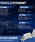 Vehicle fitment guide with Jeep image and Upgraded Aluminum Engine Oil Cooler And Oil Filter Housing For 3 6L V6 Cars 2011 2012 2013 2014 2015 2016 Bolt On Direct Fit For Jeep Grand Cherokee Dodge Challenger Charger Journey Durango Ram 200 300 Town And Country