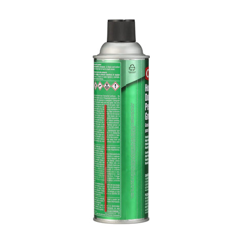 Side view of Heavy Duty Clear Penetrating Grease With PTFE, 13 Oz, showing label and green packaging.