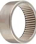 Full Complement Needle Roller Bearing With Drawn Steel Cup Built Tough As A Heavy Duty Workhorse For Mechanic Shops And Industrial Applications 2-1/8 Inch Id 2-1/2 Inch Od 1 Inch Width Rated At 3100 Rpm showing a steel bearing with aligned rollers.