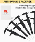 Plastic Vernier Caliper 150mm Mini Caliper With Dual Inch And Millimeter Scale Pro Grade Brow Shaping Tool Set