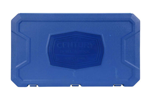 Blue carrying case for Fractional Tap And Die Set In Carbon Steel 58 Piece Tool Kit For Hand Threading In Metalworking Auto Shop Maintenance