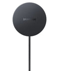 Magnet Wireless Charger With 45W Power Adapter, Super Fast Qi2 Charging, Built-In Magnets, No Slip Surface, Dark Gray Pad For Galaxy Phones
