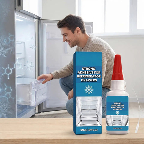 Refrigerator Repair Glue 50ml Tough As Nails Waterproof Adhesive for appliance drawers installation scene