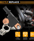 Straight Swap Battery Current Sensor That Bolts Right Up To Chrysler 200 300 Jeep Wrangler Cherokee Dodge Challenger Charger Journey Viper Ram 1500 2500 3500 2011 Through 2018 Replaces 0199200180 mounted on vehicle.