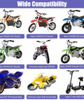 Electric scooters and dirt bikes compatible with 25h Chain Sprocket Kit With 132 Link Chain And 13 Tooth Motor Sprocket