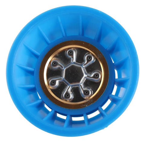 Seven Hole Elbow Atomizing Nozzle For High Pressure Garden Sprayers With Fine Mist And Wide Coverage, front view of nozzle.