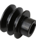 Heavy Duty Double V Belt Pulley For 20Mm Shaft Plug Right In Fits 168F 170F Engines No Sweat Setup, black metal, 54mm OD, 52mm height.