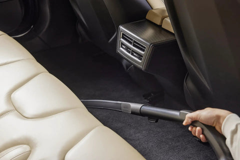 Flexible Crevice Nozzle Attachment for Canister Vacuums, 22 Inch Reach With Flexible Center, cleaning car backseat corner