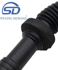 Close-up of Washer Drain Hose Replacement For W11035296 And W10786886 showing ribbed design and Supplying Demand logo