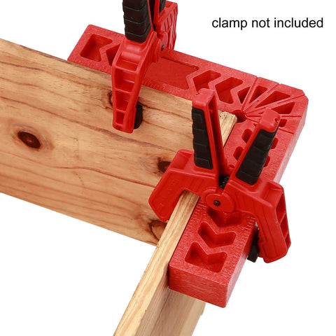 Six Piece 4 Inch 90 Degree Positioning Squares Right Angle Clamps For Woodworking Carpenter DIY Projects Corner Tool Set