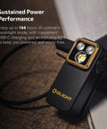 Super Versatile Rechargeable Clip On Flashlight Packing 600 Lumens White Light With Uv And Rgb Modes Magnetic Base charging