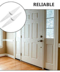 Twin Pack Heavy Duty Galvanized Steel Door Hinges Built Tough As Nails For Sheds Barns And Wood Fences Weather Resistant Outdoor Replacement Hardware Kit No Stress Install on a front door.