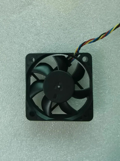 Smart Temperature Control Cooling Fan 50x50x10mm 4-Wire 5010, DC5V 0.25A, Dope Compact PC and Electronics Cooler With Auto Temp Regulation, Low Noise, Easy Mount, Ideal for Rigs and DIY Projects. Black 50mm 4-wire DC fan on foam padding.