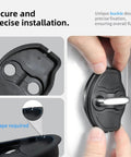 Installing TPE Door Shock Absorber For Tesla Model 3 And Model Y 2017 To 2026 Carbon Edition Anti Rust Lock Cover Protector