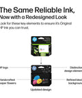 Go To Ink Cartridge Combo Pack Delivering Fresh Black And Rich Tri Color Prints For Envy Inspire And Photo Printer Models With Instant Ink Ready Compatibility Ensuring Flawless Pages And Hassle Free Workflow From Start To Finish, featuring redesigned packaging with HP logo.