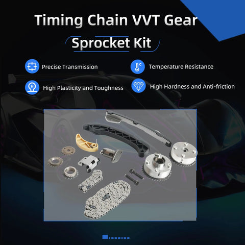 Timing Chain VVT Gear Sprocket Kit For Toyota Corolla 2009-2015 Matrix 2009-2013 Prius 2010-2015 components displayed