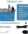 Top Tier Automatic Heat Shrink Tube Cutting Machine With 250W Electric Power, Featuring Microcomputer Control, with accessories shown.