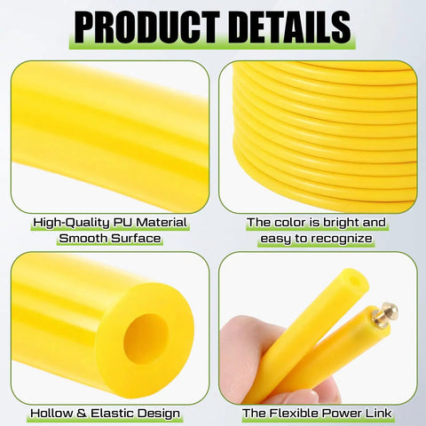 Hollow Round PU Conveyor Belt Three Eighths Inch Diameter One Hundred Feet Roll Pro Grade Flexible Drive Belt details