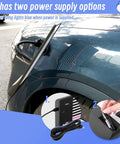LED PDR Light Board For Dent Repair With Suction Cup USB Powered Reflective Line Light on car panel showing dent visibility
