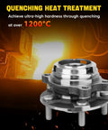 2 Pack Front Wheel Hub And Bearing Assembly Fits Altima 2007 To 2018, Maxima 2009 To 2023, heat-treated for durability