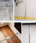 Stainless Steel Cable Cover For Ceiling Wall And Floor Paintable Cable Management Channel With Perforated Installation shown in various settings