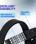 Washer Drive Belt Replacement For Whirlpool Maytag Kenmore Top Load Washers Durable Belt That Replaces WPW10006384 WPW10006384VP PS11747978 AP6014712 Easy Install Precise Fit Long Lasting Performance black rubber washer drive belt, wear-resistant design