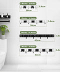 Heavy Duty Wall Mount Mop And Broom Holder Built Tough With 5 Racks And 4 Hooks Stainless Steel Tool Organizer variations