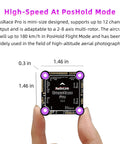 CrossRace Pro APM Flight Controller For Racing Drones 37x37 board with gyro and barometer in hand for size reference