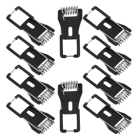 Lawsen Spring Clips Recessed Lighting 60pcs LED Downlight Mounting Accessories Spring Clips for Ceiling Lamp Bracket displayed in a close-up view.