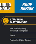 Roof Sealant RR808 For All Weather Leaks And Ice Damage, 10.3 Oz Cartridge With Waterproof Bond And 30 Linear Feet Coverage