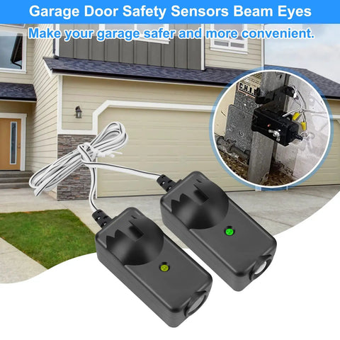 Garage Door Safety Sensor Beams Replacement For 1997 And Newer Openers With Infrared Safety Sensors, Model 41A5034 And 801CB-P