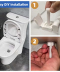 Installation steps for 4 Pack Toilet Seat Screws Replacement Kit With Nuts And Washers For A No Fuss Quick Fix And Easy Install Of Loose Seats Plastic Bolts Universal Top Mount Fasteners For Secure Seating