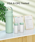 Keep It Crisp On The Fly With This Game Changing 22 Oz Breast Milk Cooler Bottle Packing Two 11 Oz Insulated Vials for Zero Ice All Day Storage Perfect For Busy Moms Demanding Hassle Free Pumping On The Move.