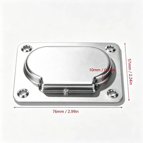 4 Pack 316 Stainless Steel Flush Pull Handles Tough As Nails Premium Marine Grade Recessed Design Smooth Grip No Sweat Installation For Boat Hatches Floor Panels And Woodworking Upgrades