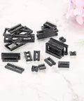 Dip IC Socket Adapter Round Pin 8P 2.54mm Pitch IC Socket For PCB Board Chips Six Pack Ideal For Prototyping