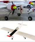 Two Pack 1 Inch Outer Diameter RC Airplane Wheels Set for DIY Model Planes installed on model aircraft