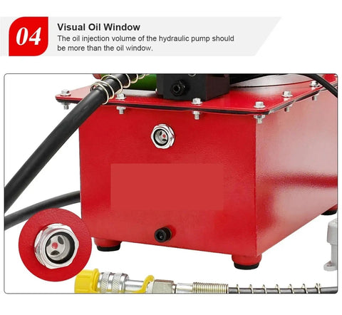 Heavy Hitter Electric Hydraulic Pump Station 70Mpa 220V Two Stage Pressure Motor For Cutting Piercing Bending Lifting Compact Industrial Worksite Tool No Sweat Operation