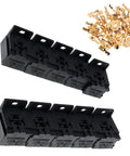 Boss Grade 5 Pin Relay Base Holder Kit With 50 Slick 6.3Mm Automotive Terminals universal socket and terminals.