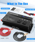 Beast Mode 12 Volt To 110 Volt Car Power Inverter with two AC outlets, USB ports, and accessories for road trips and camping hauls.