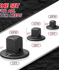 Low Profile Impact Socket Adapter Set Three Piece In CR-MO Steel Heavy Duty With Magnets For Tight Spaces Converts 3/4 Male To 1/2 Female
