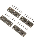 Antique Bronze Decorative Hinges Set For Wood Box And Cabinet 4 Pack 60 By 20mm Butt Hinge Vintage Door Jewelry Chest Hardware Retro Vibe Ready